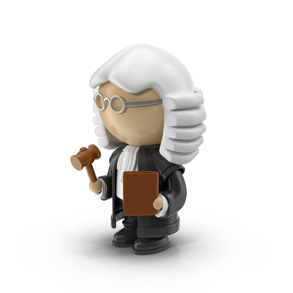 Cartoon Judge Character, 3D - Envato Elements