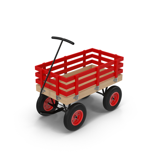 red toy wagon