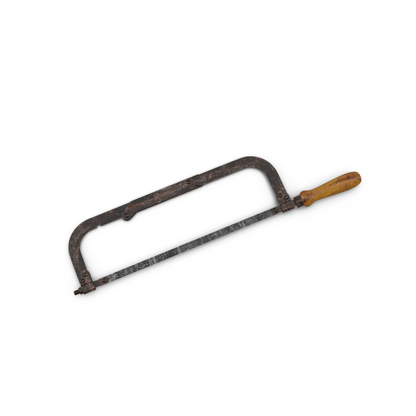 Vintage Hack Saw by PixelSquid360 on 