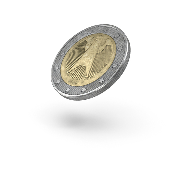 2 Euro Coin Flip 3D Incl. europe money Envato Elements