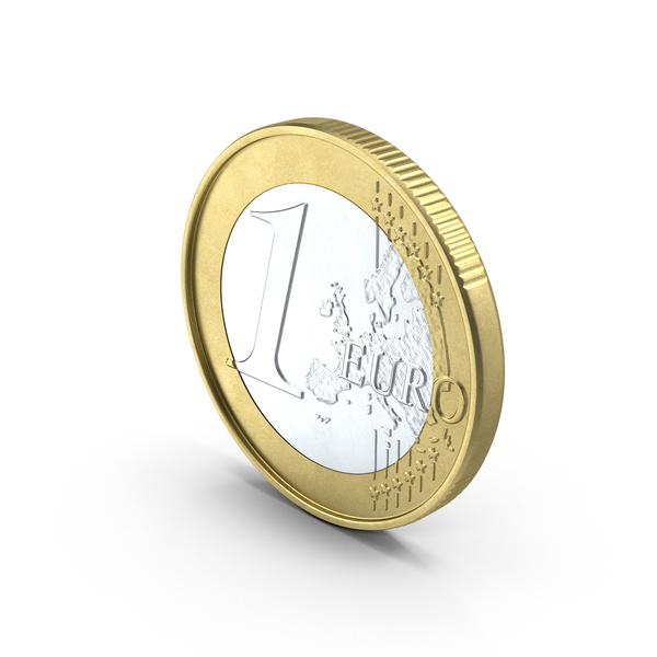 Pièce de 1 Euro, Objets 3D Y compris : espagne et argent - Envato