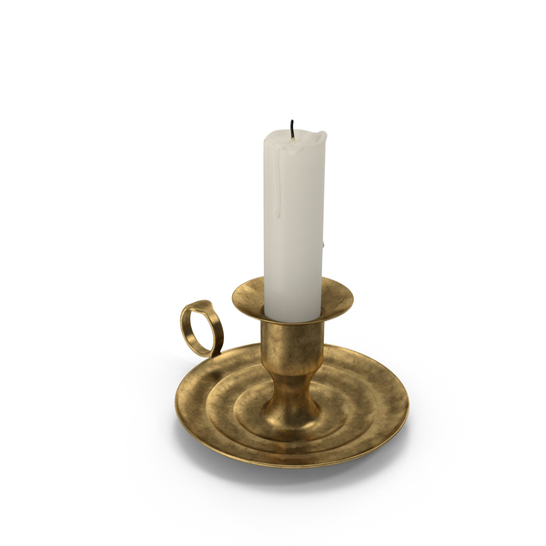 Gothic Candlestick 3D, Incl. candelabra & candlestick - Envato Elements