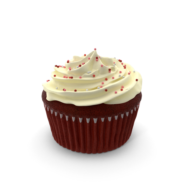 red velvet cupcake clipart