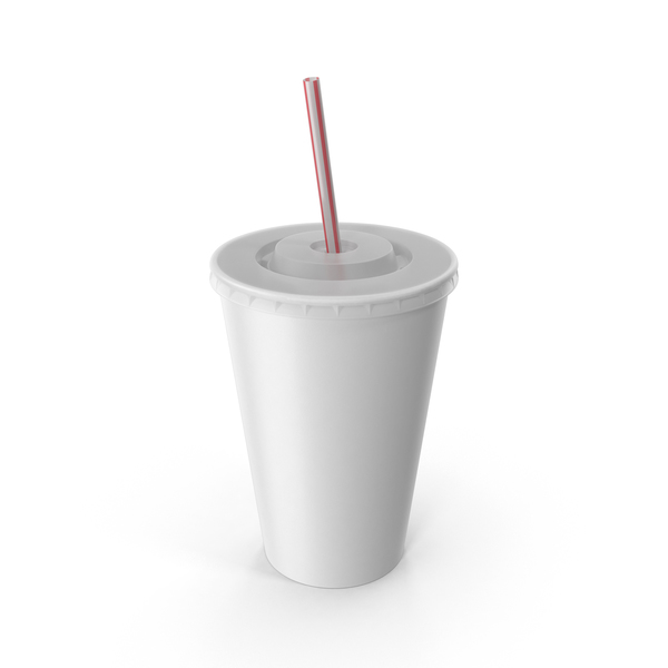 Drink Cup 3D, Incl. paper cup & soda - Envato Elements