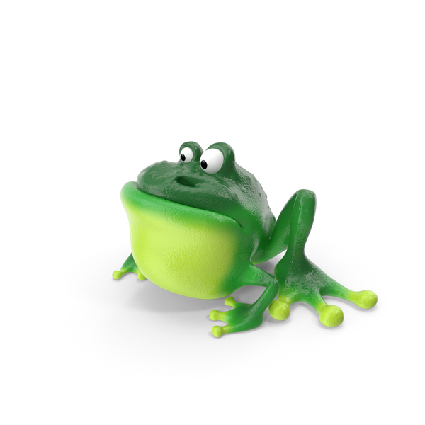 Cartoon Frog, 3D - Envato Elements
