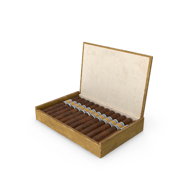 Download Open Vintage Wooden Cigar Box By Pixelsquid360 On Envato Elements