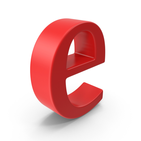 bubble letter lowercase e