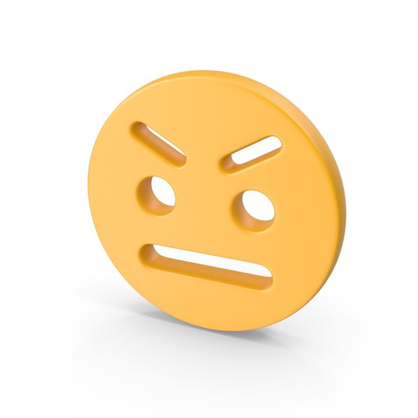 Angry Smiley Face, 3D - Envato Elements