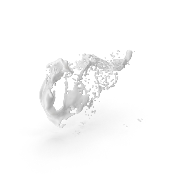 White Liquid Splash 3D, Incl. liquid & splash - Envato Elements
