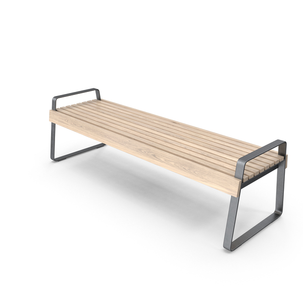 Modern Wooden Bench By Pixelsquid360 On, Modern Wooden Bench