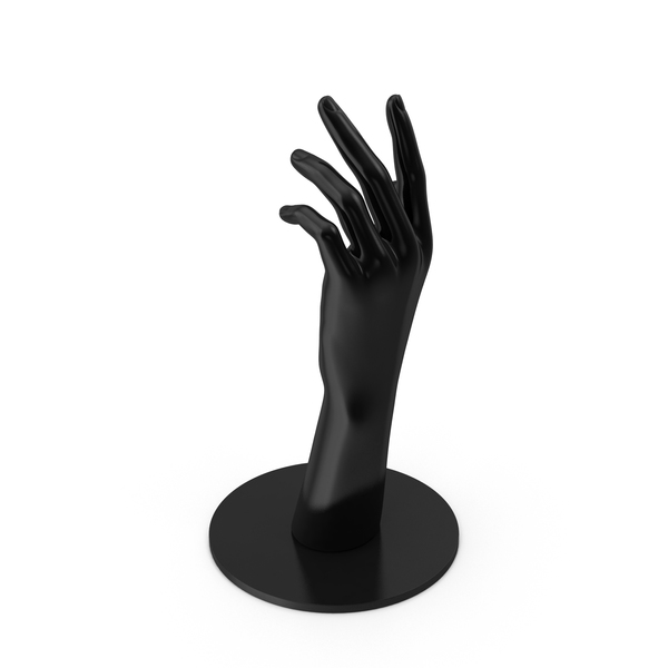 Hand Female Mannequin Black 3D, Incl. hand & dummy - Envato Elements