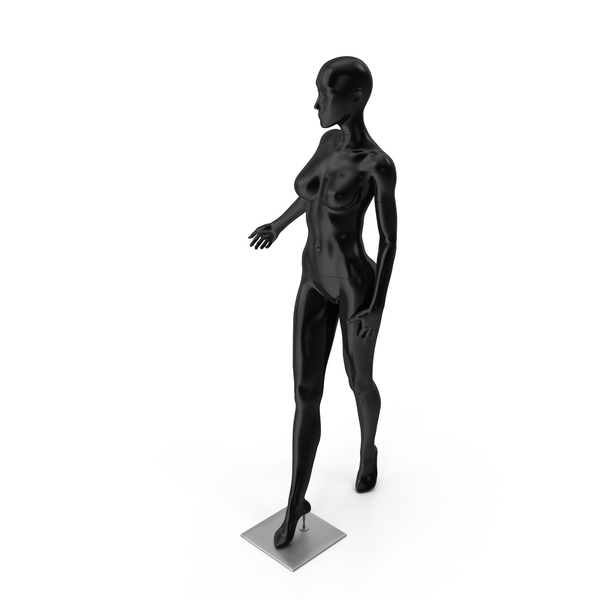 Hand Female Mannequin Black 3D, Incl. hand & dummy - Envato Elements