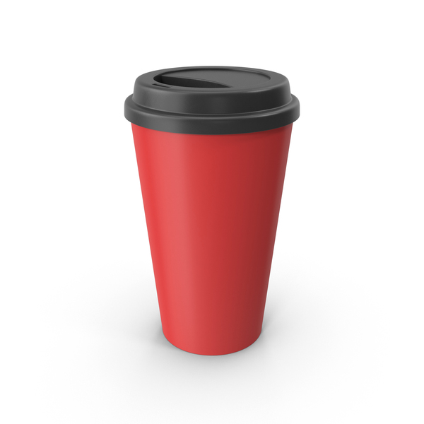red coffee cup