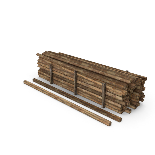 Wooden Planks 3D, Incl. architecture & broken - Envato Elements