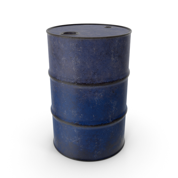 Barrel Metal Old Blue 3D, inkl. tunnaBarrel Metal Old Blue 3D, inkl. tunna  