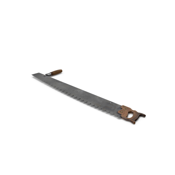One Man Lynx Brand 3ft Crosscut Saw Old 3D Incl. 5ft crosscut Envato