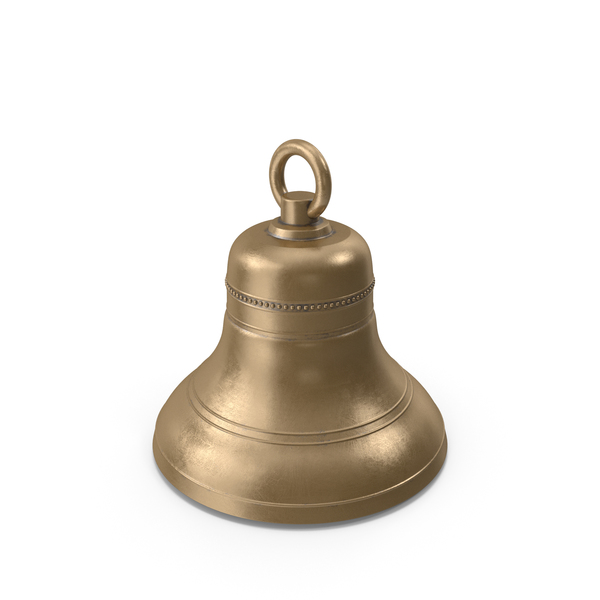 Small Brass Bell 3D, Incl. brass & metallic - Envato Elements