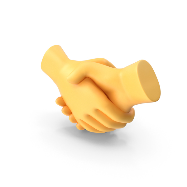 Handshake Gesture Emoji 3D, Incl. agreement & contract - Envato Elements