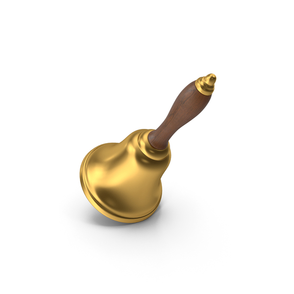 Hand Bell 3D, Incl. alarm & bell - Envato Elements