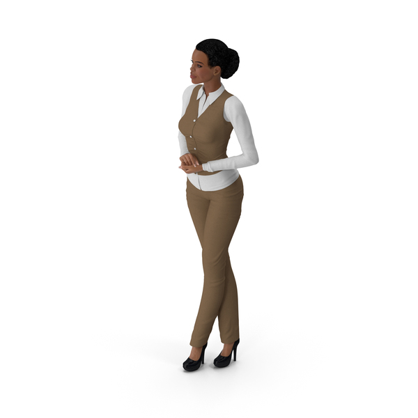 Business woman cartoon character standing pose vector - UpLabs