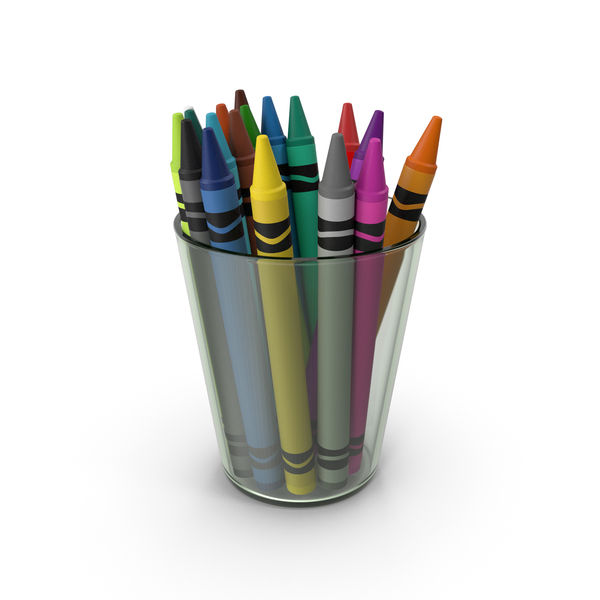 Crayon White 3D, Incl. art & drawing - Envato Elements