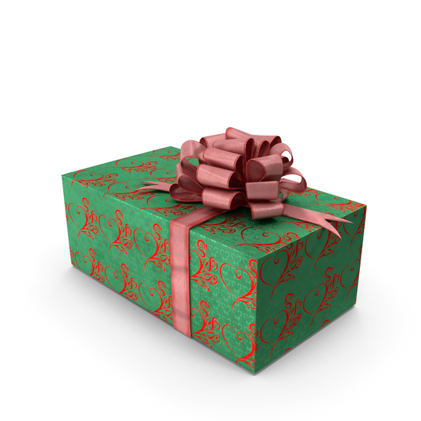 Caja de regalo azul., Objetos 3D Incluyendo: arco y decoración - Envato  Elements