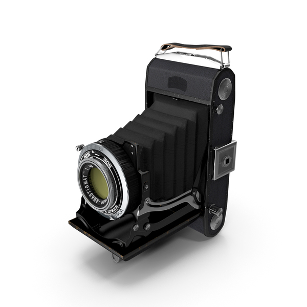 Vintage Movie Camera 3D, Incl. black & wooden - Envato Elements