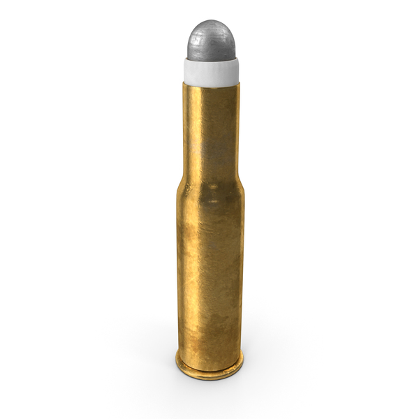 Rifle Ammo Casing 3D, Incl. ammo & projectile - Envato Elements