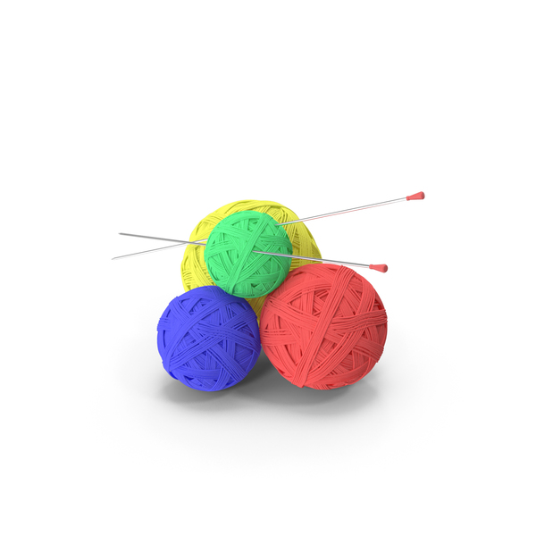 Ball of Yarn Blue ~ 3D Model ~ Download #90938452