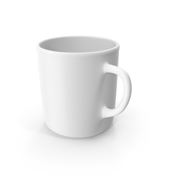 White Tea Cup 3D, Incl. coffee cup & cup - Envato Elements