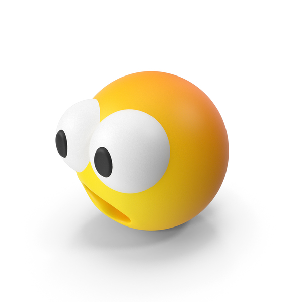 Fearful Face Button Emoji 3D, Incl. emoji & face - Envato Elements