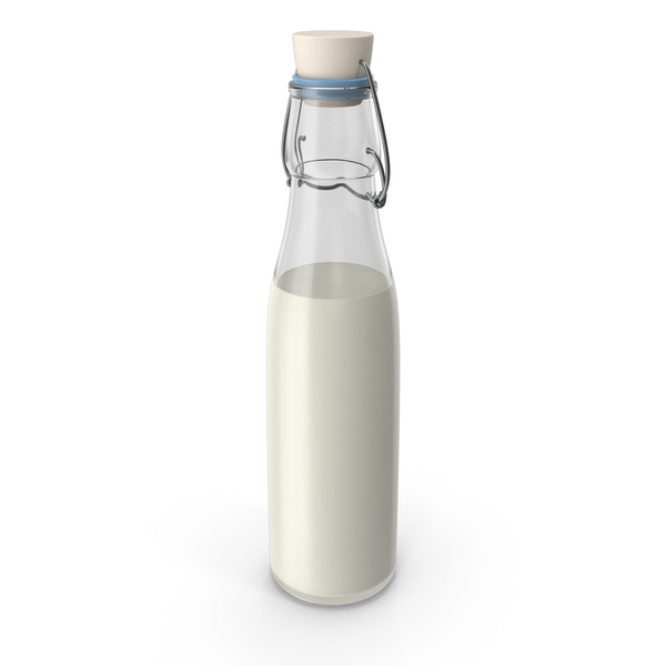 Milk Glass 3D, Incl. milk & dairy - Envato Elements