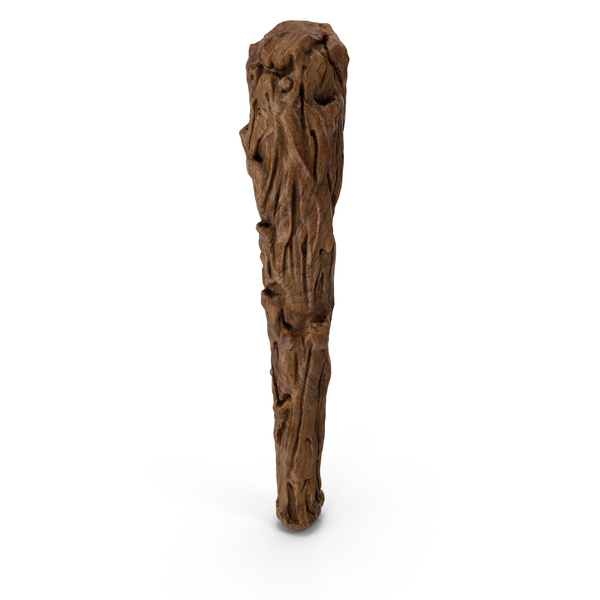 Prehistoric Wooden Caveman Club, 3D - Envato Elements