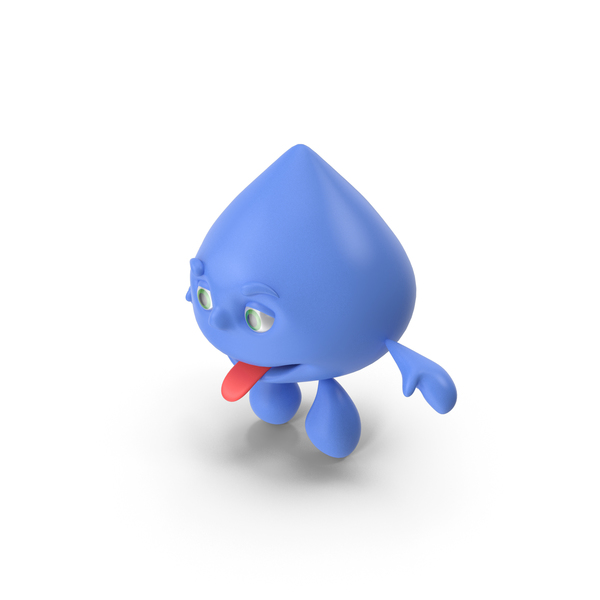 Personagem de desenho animado galinha com gota de água Ilustração por  ©visible3dscience #102720686