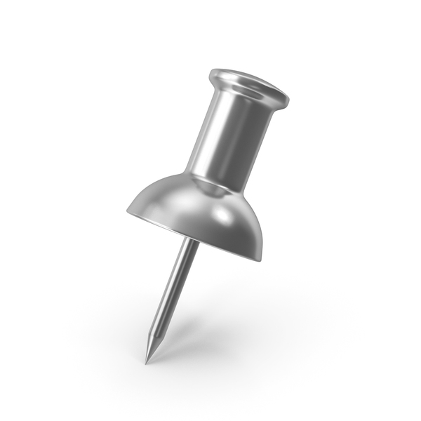 Push Pin Gold 3D, Incl. office supply & tack - Envato Elements