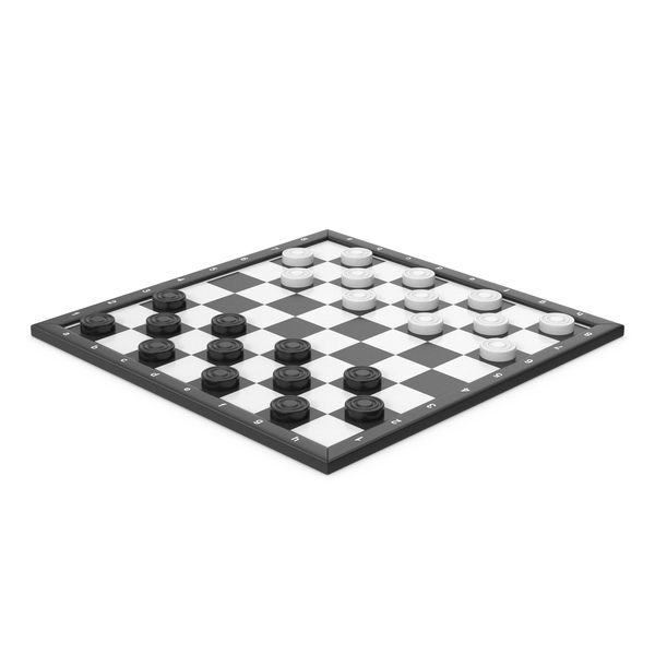 Peças de xadrez pretas em um tabuleiro de damas na posição inicial, Banco  de Video - Envato Elements