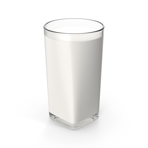 Milk Glass 3D, Incl. milk & dairy - Envato Elements