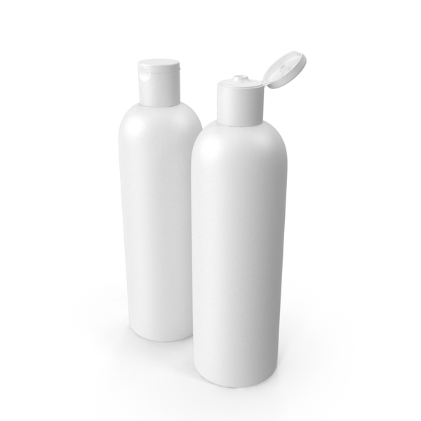 plain shampoo bottle