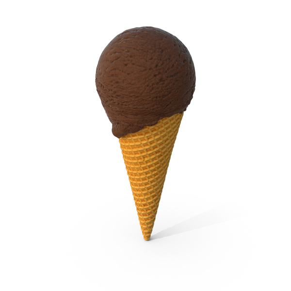 Golden Ice Cream Scoop 3D, Incl. ice cream & tool - Envato Elements