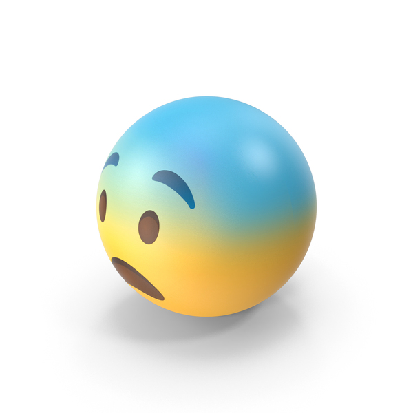 Rosto quadrado de emoticon de medo - ícones de interface grátis