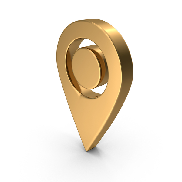 Push Pin Gold 3D, Incl. office supply & tack - Envato Elements