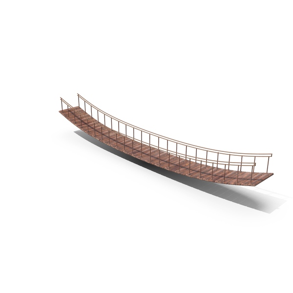 Rope Suspension Bridge 3D model