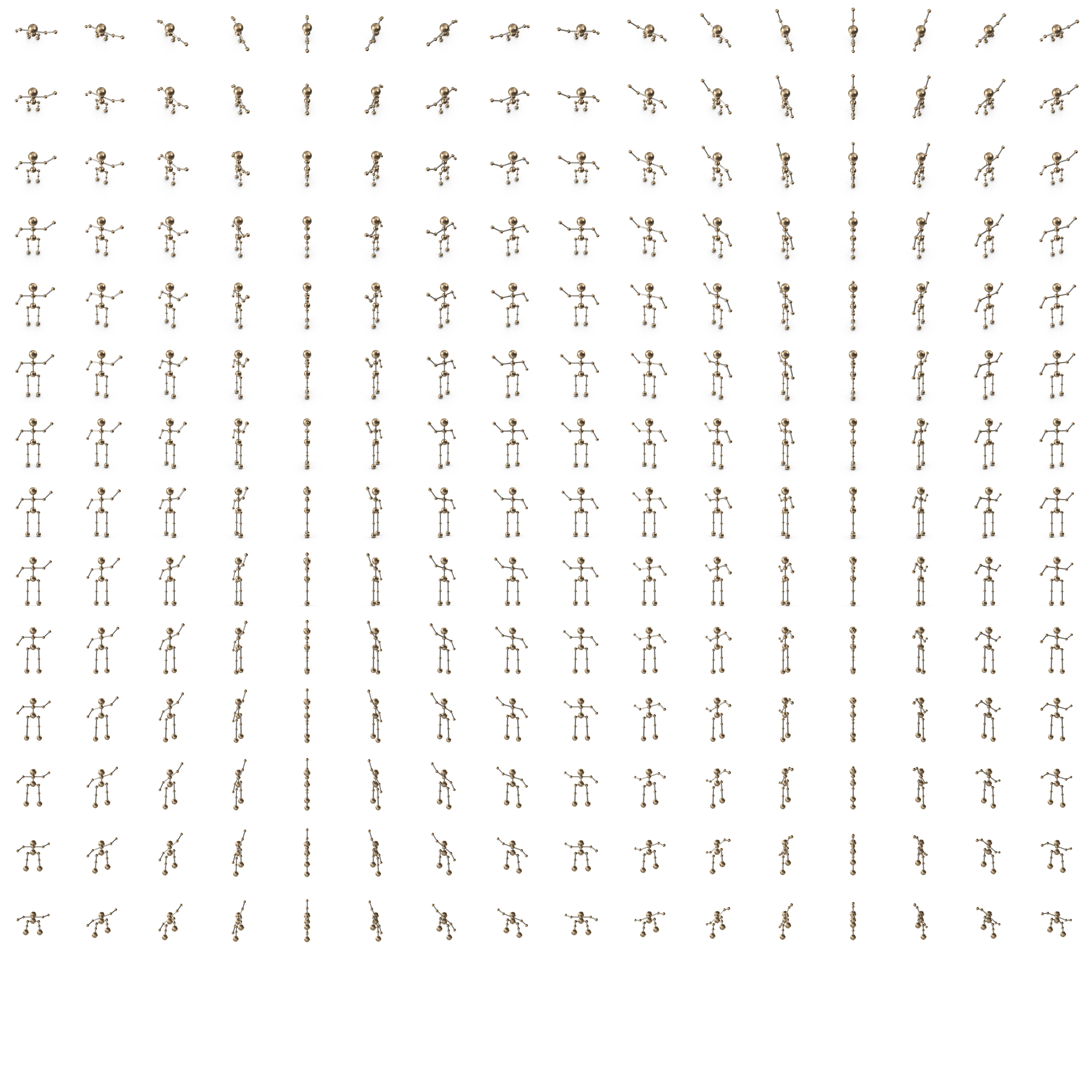 Stickman Fighting Stance 3D, Incl. stickman & pictogram - Envato