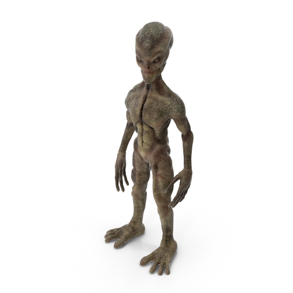 Cabeça Alien dos desenhos animados, Objetos 3D - Envato Elements